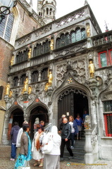 Some pilgrims at the Holy Blood Basilica